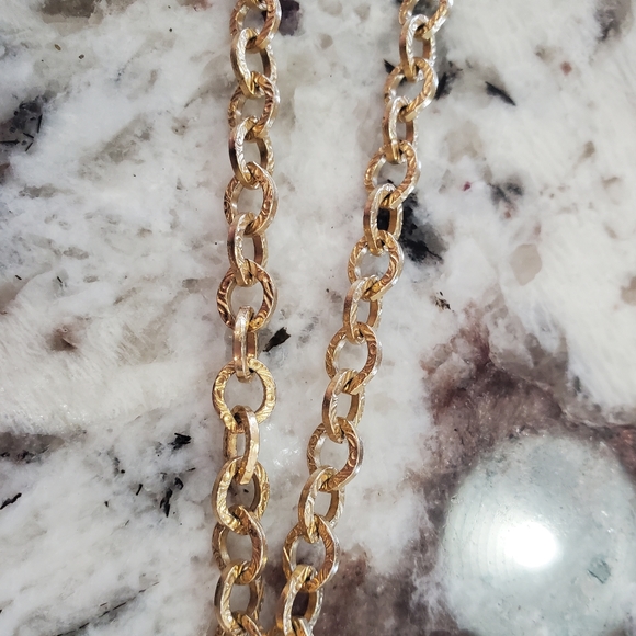 Vintage Signed Accessocraft NYC Etruscan Revival Necklace - Picture 10 of 16